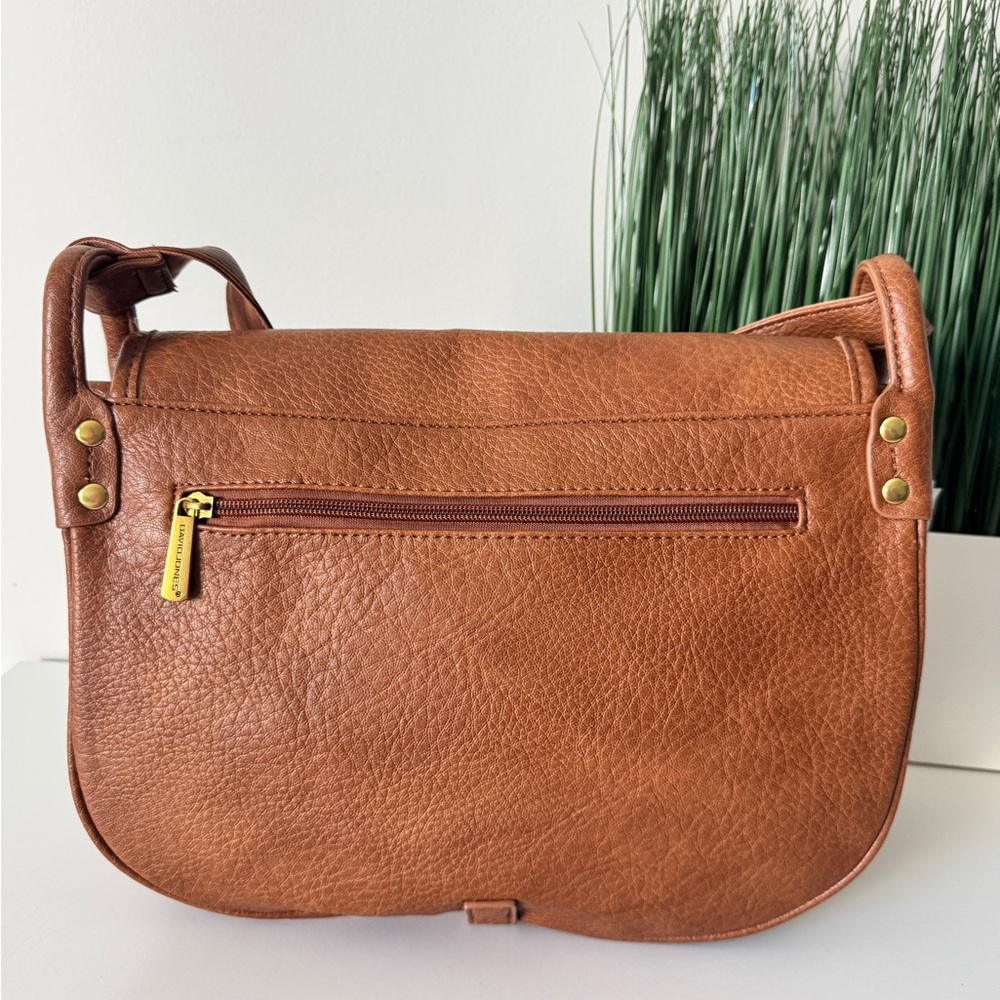 NWT David Jones large crossbody bag brown - Picture 6 of 12